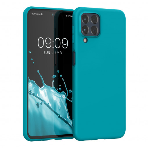 Husa Kwmobile pentru Samsung Galaxy M53 5G, Silicon, Verde, 57853.57