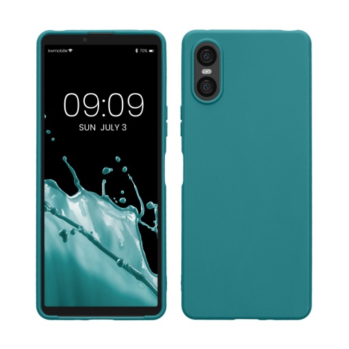 Husa Kwmobile pentru Sony Xperia 10 VI, Albastru, Silicon, KWM000021TP003C
