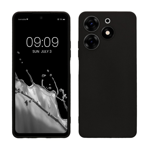 Husa Kwmobile pentru Tecno Spark 10 Pro, Negru, Silicon, 61757.47