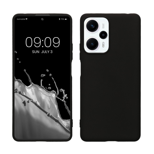 Husa Kwmobile pentru Xiaomi Poco F5, Negru, Silicon, 61636.47