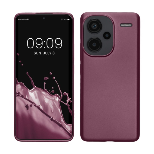 Husa Kwmobile pentru Xiaomi Redmi Note 13 Pro Plus 5G, Albastru, Silicon, KWM000020KJ004C