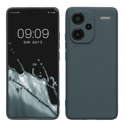 Husa Kwmobile pentru Xiaomi Redmi Note 13 Pro Plus 5G, Verde inchis, Silicon, KWM000020OF004C