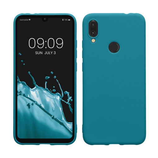 Husa Kwmobile pentru Xiaomi Redmi Note 7/Note7 Pro, Albastru, Silicon, KWM000009UH007C