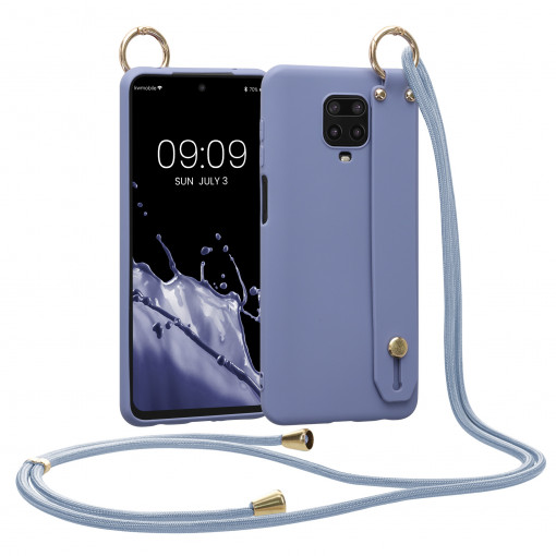 Husa Kwmobile pentru Xiaomi Redmi Note 9S/Redmi Note 9 Pro/Redmi Note 9 Pro Max, Silicon, Albastru, 56471.130