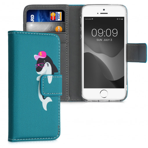 Husa pentru Apple iPhone 5s / iPhone SE, Piele ecologica, Multicolor, 20207.33, kwmobile