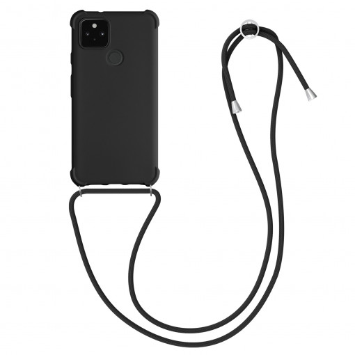 Husa pentru Google Pixel 5, Silicon, Negru, 53843.01