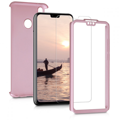 Husa pentru Huawei Y9 (2019), Policarbonat, Rose Gold, 48889.31