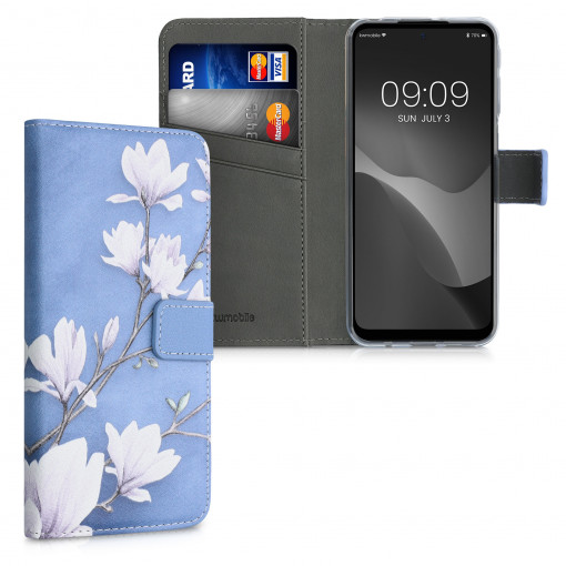 Husa pentru Motorola Moto G41 / Moto G31, Piele ecologica, Albastru, 56994.03, kwmobile