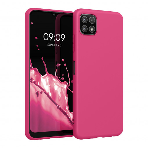 Husa pentru Samsung Galaxy A22 5G, Silicon, Roz, 55245.77, kwmobile