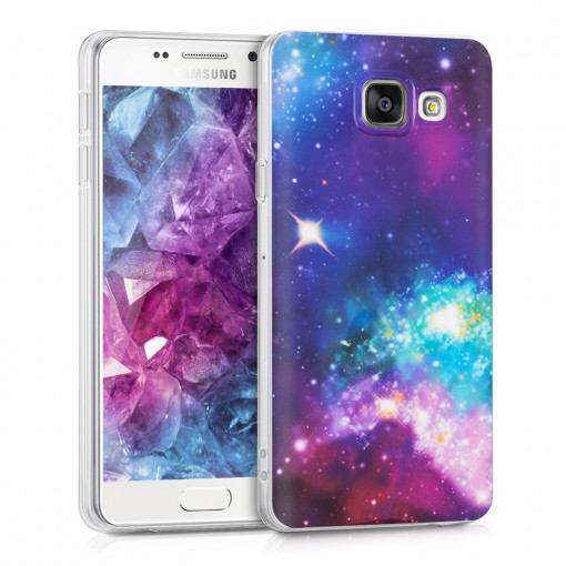 Husa pentru Samsung Galaxy A3 (2016), Silicon, Multicolor, 38375.06