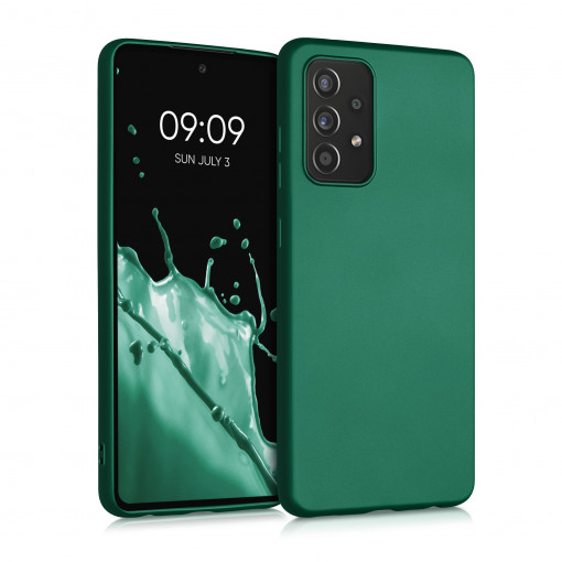 Husa pentru Samsung Galaxy A52 / Galaxy A52 5G / Galaxy A52s 5G, Silicon, Verde, 54351.170