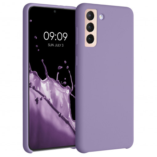 Husa pentru Samsung Galaxy S21 Plus, Silicon, Mov, 54066.222