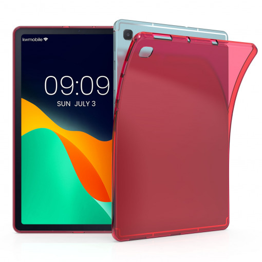Husa pentru tableta Samsung Galaxy Tab S6 Lite (2022), Kwmobile, Rosu, Silicon, 52241.09