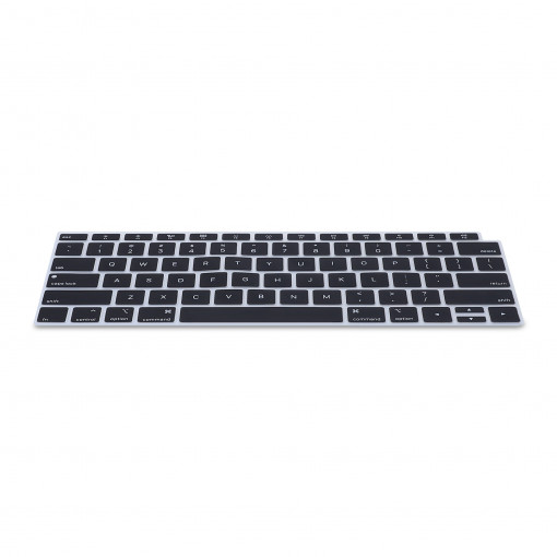 Husa pentru tastatura Apple MacBook Air 13.3" (2018-2020), Kwmobile, Negru, Silicon, 53982.01