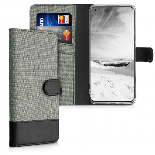 Husa pentru Xiaomi Mi 11, Textil, Gri, 54661.22