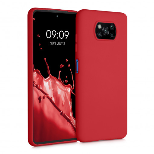 Husa pentru Xiaomi Poco X3 NFC / Poco X3 Pro, Silicon, Rosu, 56046.208, kwmobile