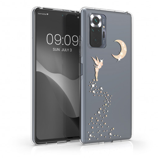 Husa pentru Xiaomi Redmi Note 10 Pro, Silicon, Gold, 54559.03, kwmobile