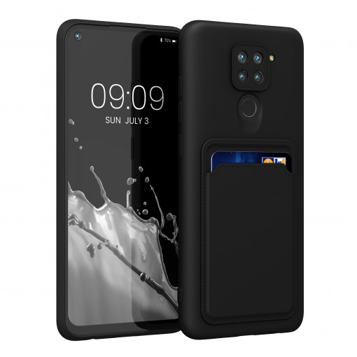 Husa pentru Xiaomi Redmi Note 9, Silicon, Negru, 56958.47, kwmobile