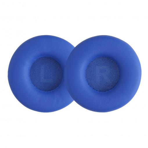 Set 2 Perne de urechi pentru casti JBL Tune 600BTNC/Tune 500BT/Tune T450BT, Kwmobile, Albastru, Piele ecologica, 52226.04