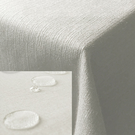 Fata de masa Leinenlook Jemidi, 160 x 360 cm, Alb, Poliester, 55262.02.15
