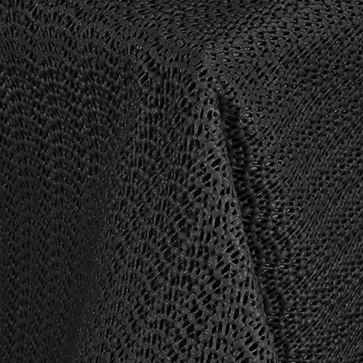 Fata de masa rotunda spumata de gradina Jemidi, 140 cm, Negru, PVC, 55287.01.01