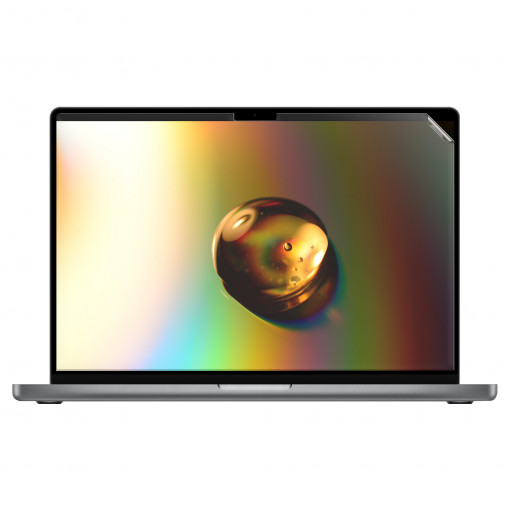 Folie de protectie mata pentru laptop Apple MacBook Pro 14" (2021), Kwmobile, Transparent, Plastic, 56746.2