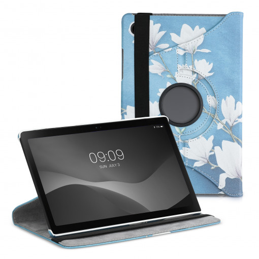 Husa 360° pentru tableta Samsung Galaxy Tab A8 (2021), Kwmobile, Multicolor, Piele ecologica, 56373.01