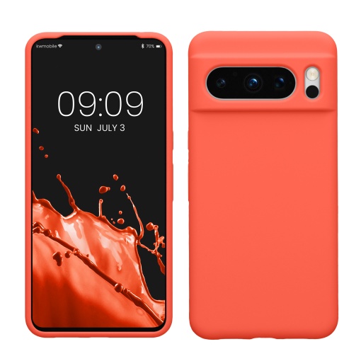 Husa Kwmobile pentru Google Pixel 8 Pro, Roz, Silicon, KWM0000208G033C - Img 1
