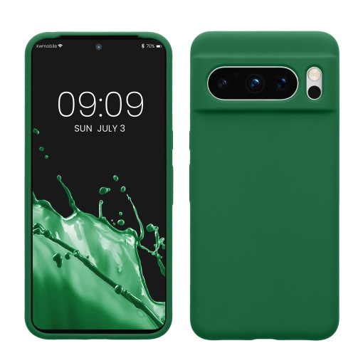 Husa Kwmobile pentru Google Pixel 8 Pro, Verde, Silicon, KWM0000208G045C - Img 1