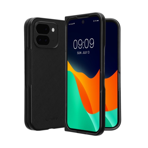 Husa Kwmobile pentru Google Pixel 9 Pro Fold, Negru, Plastic, KWM000020QV001C