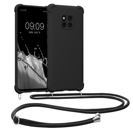 Husa Kwmobile pentru Huawei Mate 20 Pro, Silicon, Negru, 59004.01