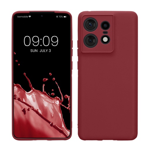 Husa Kwmobile pentru Motorola Edge 50 Pro, Violet, Silicon, KWM000022SO004C