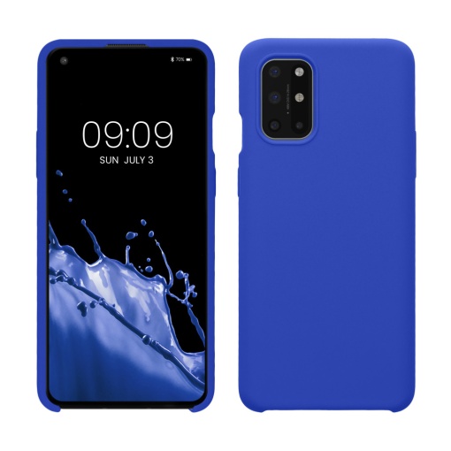 Husa Kwmobile pentru OnePlus 8T, Albastru, Silicon, KWM0000123Q025C