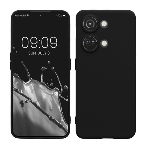 Husa Kwmobile pentru OnePlus Nord 3 5G, Negru, Silicon, 61767.47