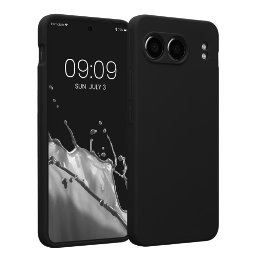 Husa Kwmobile pentru OnePlus Nord 4, Negru, Silicon, KWM000022VH001C