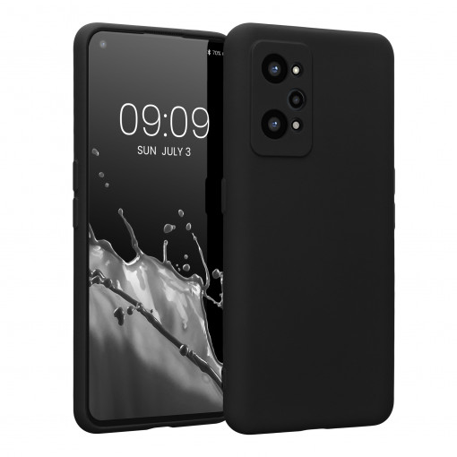 Husa Kwmobile pentru Realme GT Neo 2, Silicon, Negru, 57579.47