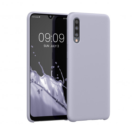 Husa kwmobile pentru Samsung Galaxy A50, Silicon, Mov, 48715.139
