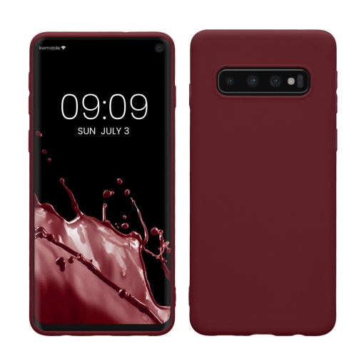 Husa Kwmobile pentru Samsung Galaxy S10, Violet, Silicon, KWM000009MS008C