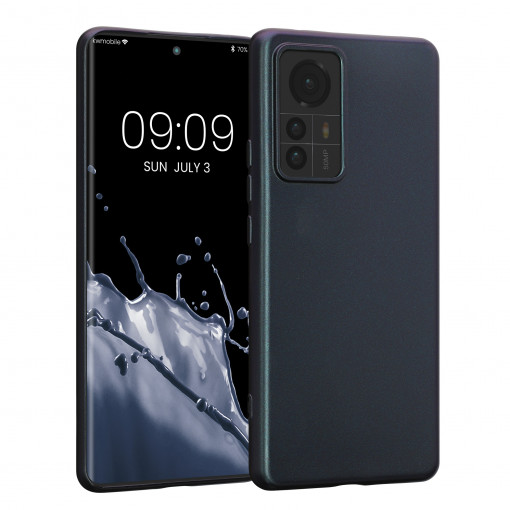 Husa Kwmobile pentru Xiaomi 12 Pro, Silicon, Albastru, 57938.115