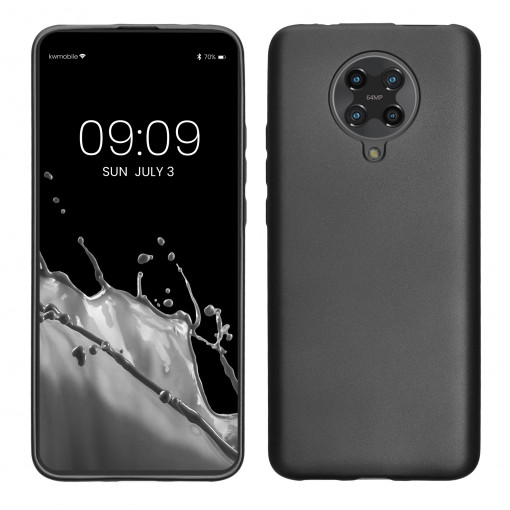Husa kwmobile pentru Xiaomi Poco F2 Pro/Redmi K30 Pro Zoom, Silicon, Gri, 52450.232