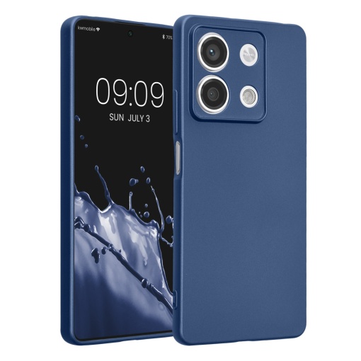 Husa Kwmobile pentru Xiaomi Redmi Note 13, Albastru, Silicon, KWM000020LL009C