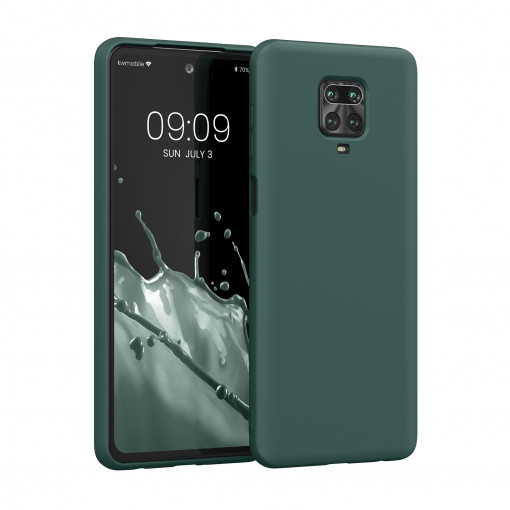 Husa Kwmobile pentru Xiaomi Redmi Note 9S/Redmi Note 9 Pro/Redmi Note 9 Pro Max, Silicon, Verde, 56562.169