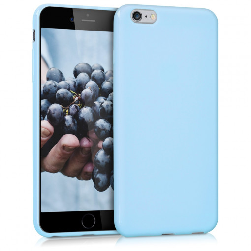 Husa pentru Apple iPhone 6 Plus / iPhone 6s Plus, Silicon, Albastru, 37726.58