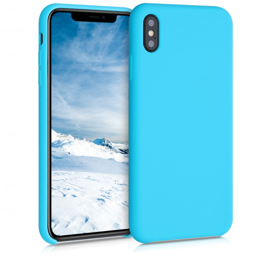 Husa pentru Apple iPhone XS Max, Silicon, Albastru, 45909.205