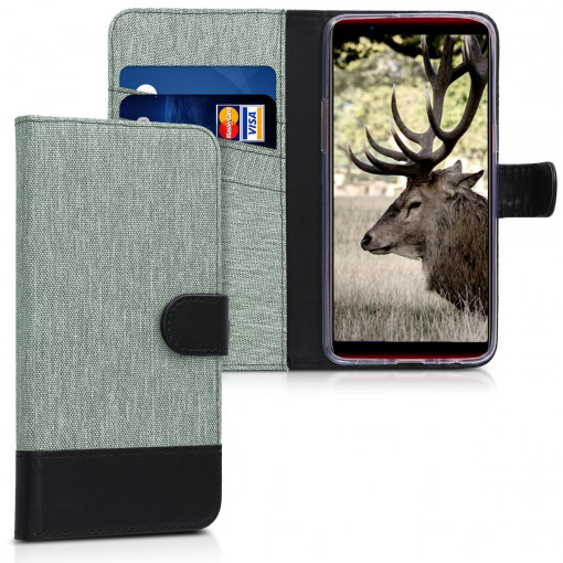 Husa pentru Oppo R11s, Textil, Gri, 44773.01