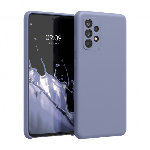 Husa pentru Samsung Galaxy A52 / Galaxy A52 5G / Galaxy A52s 5G, Silicon, Albastru, 54347.168, kwmobile