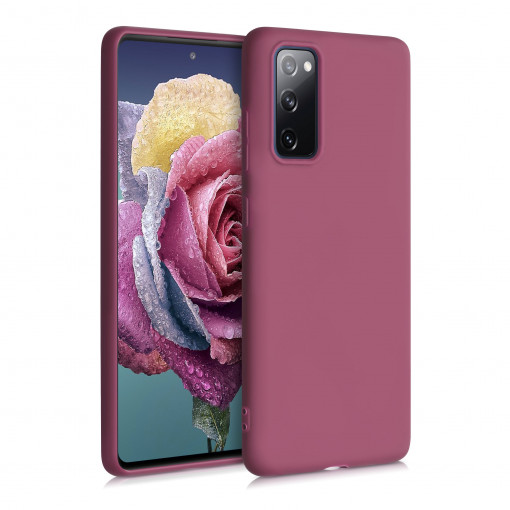 Husa pentru Samsung Galaxy S20 FE, Silicon, Roz, 53604.167