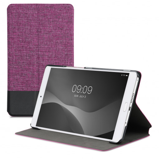 Husa pentru tableta Huawei MediaPad M3 8.4", Kwmobile, Violet/Negru, Textil, 40749.07