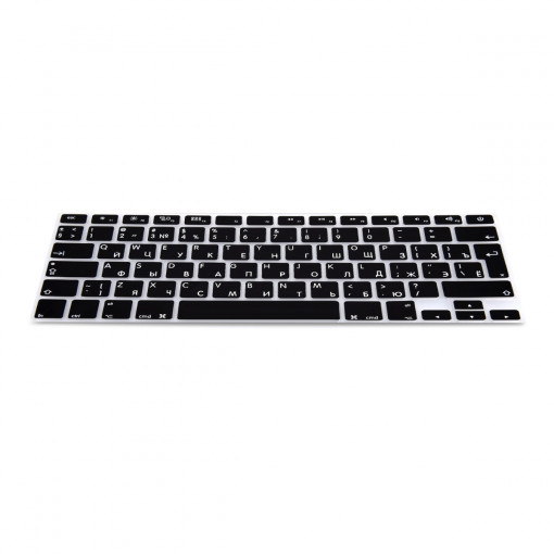 Husa pentru tastatura Apple MacBook Air 13''/MacBook Pro Retina 13''-15'' (to mid 2016), Kwmobile, Negru, Silicon, 41431.01
