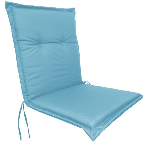 Perna hidrofuga de exterior pentru scaun Jemidi, 100 x 50 cm, Albastru, Poliester, 55523.04